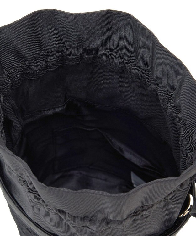 Maison de FLEUR EC限定フラワーレース2Wayバケツ型バッグ Black