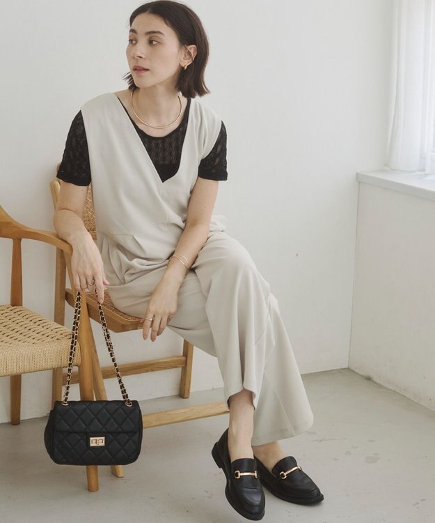 WEGO 【ANGIE VINTAGE】レースTシャツ ブラック