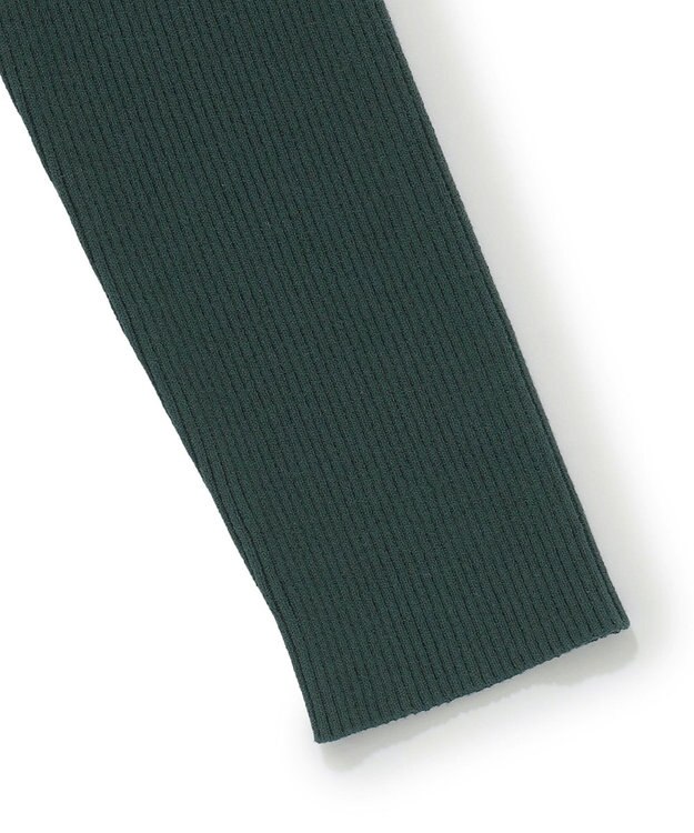 ICB L 【洗える】VIS/PEスムース オフショルダーニット ミッドグリーン系