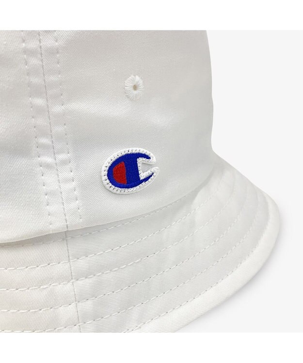 林八百吉商店 Champion キッズ ツイルバケット ホワイト