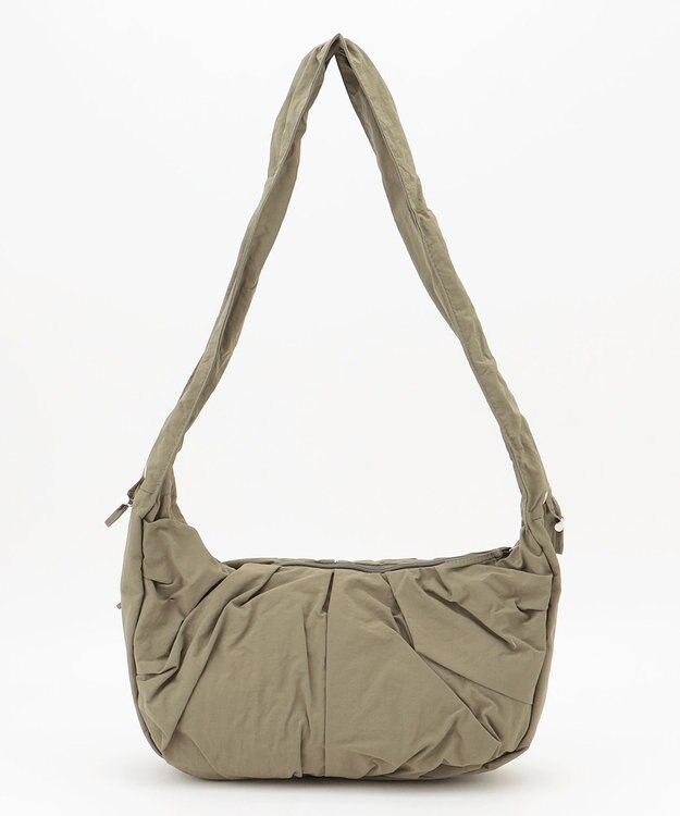 LA BAGAGERIE 【maison vert】 【軽量/多収納】ギャザーワンショルダー Large カーキ
