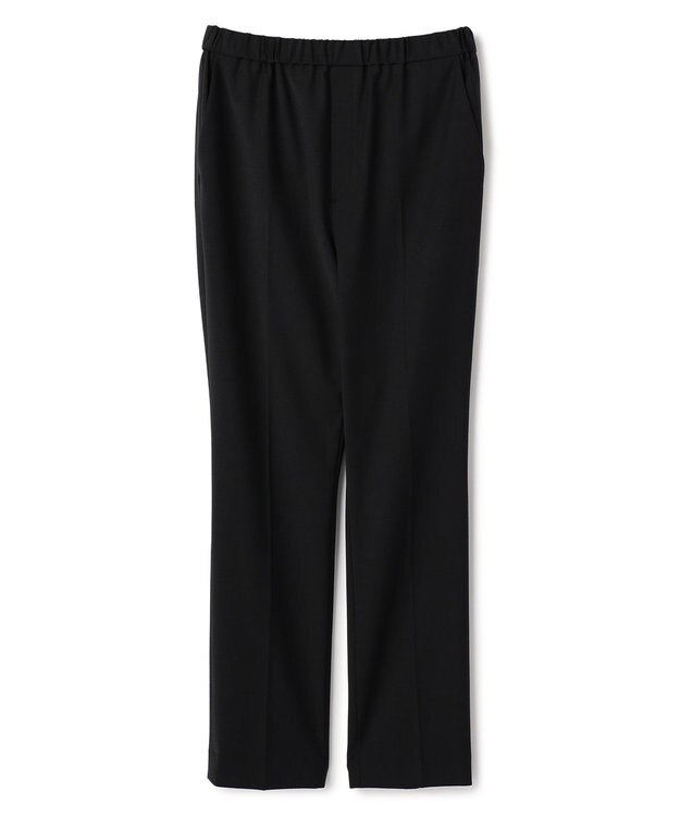 BEIGE， CELEST / ウエストゴム イージーストレートパンツ Black