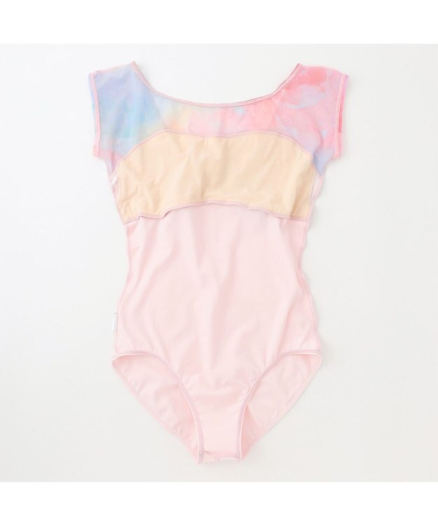 Chacott 【NOZOMI YUASA】フレンチスリーブレオタード ローズプリント