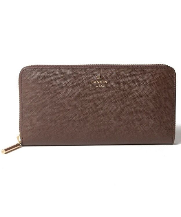 LANVIN en Bleu リュクサンブール　ラウンドファスナー長財布 ノウチャ