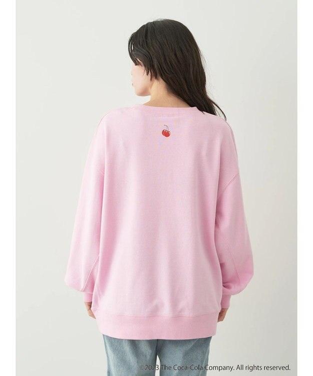 earth music&ecology 別注Ｃｈｅｒｒｙ　Ｃｏｋｅ「R」スウェット Light Pink