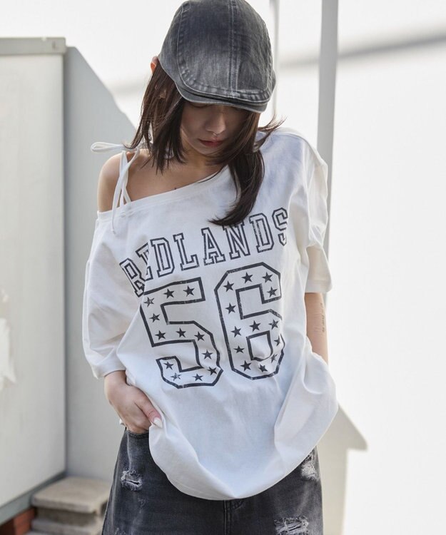 WEGO ２WAYグラフィックワンショルBIGT 柄2