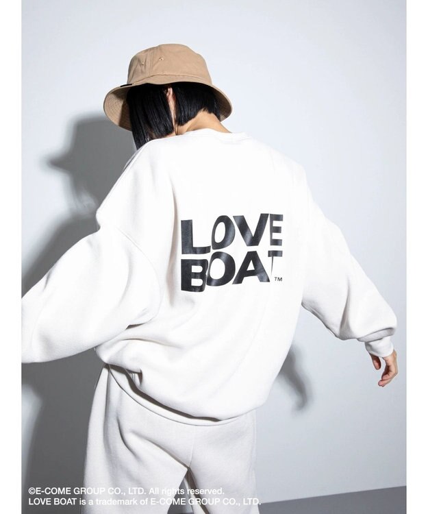 Green Parks ■別注　ＬＯＶＥ　ＢＯＡＴ　スウェットプルオーバー Ivory