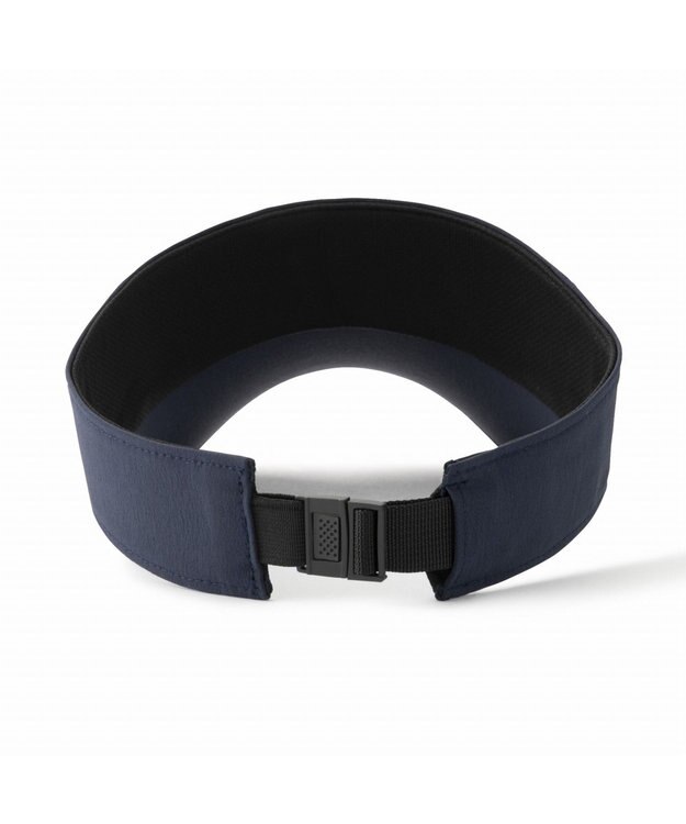 ZERO HALLIBURTON 【快適フィット】メタリックロゴサンバイザー 85064 ネイビー