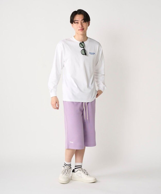 OP／FILA 【Kappa】ウェルネスクラブショート丈パンツ ラベンダー