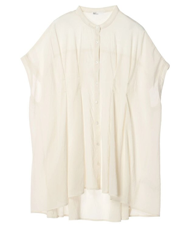 CRAFT STANDARD BOUTIQUE ウ゛ィンテージボイルタックチュニック Off White