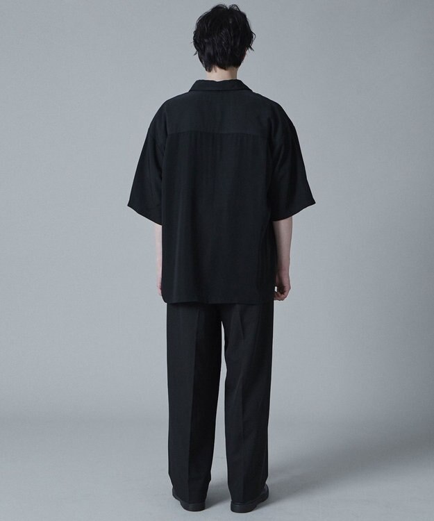 WEGO トロミBIGシャツ（S） ブラック