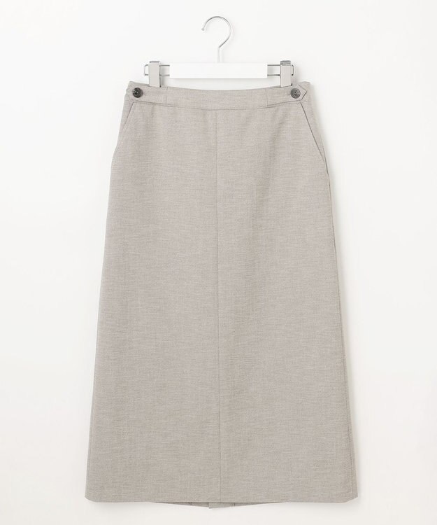 J.PRESS LADIES L Shineシャンブレーツイル スカート グレー系
