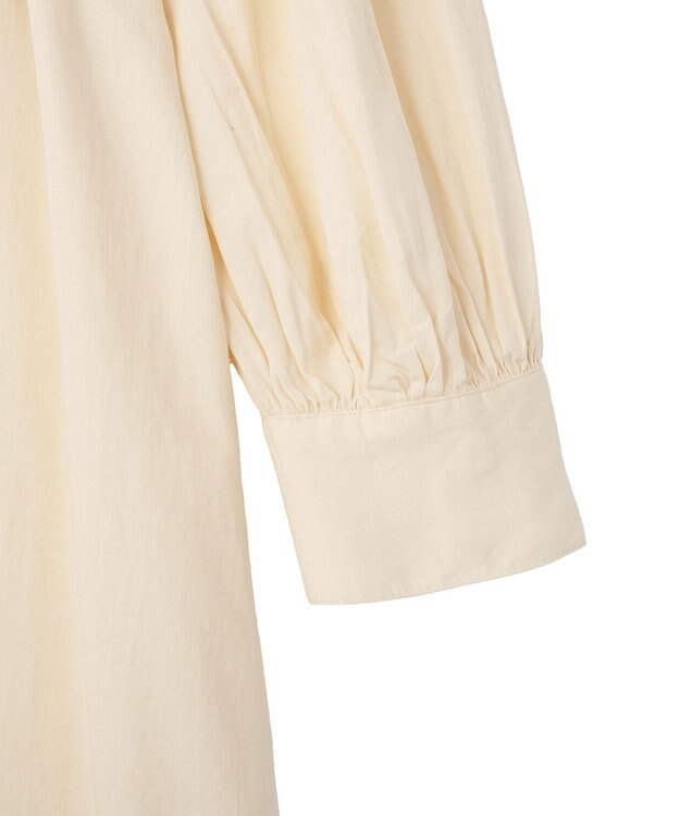 CRAFT STANDARD BOUTIQUE インド製 カットワークシシュウワンピース Natural