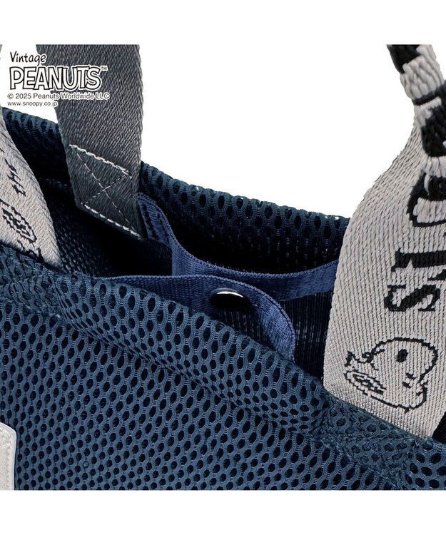 ROOTOTE 8433【スヌーピー】IP.デリ.ウエッファ.ピーナッツ-0K 01：ネイビー