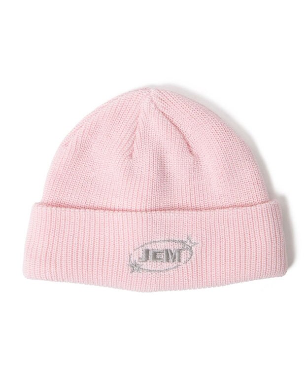 WEGO 【ユニセックス着用ITEM】ロゴショートビーニー ライトピンク