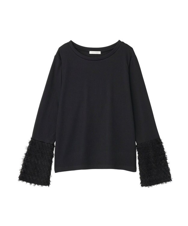 Green Parks 袖フェザードッキングプルオーバー Black