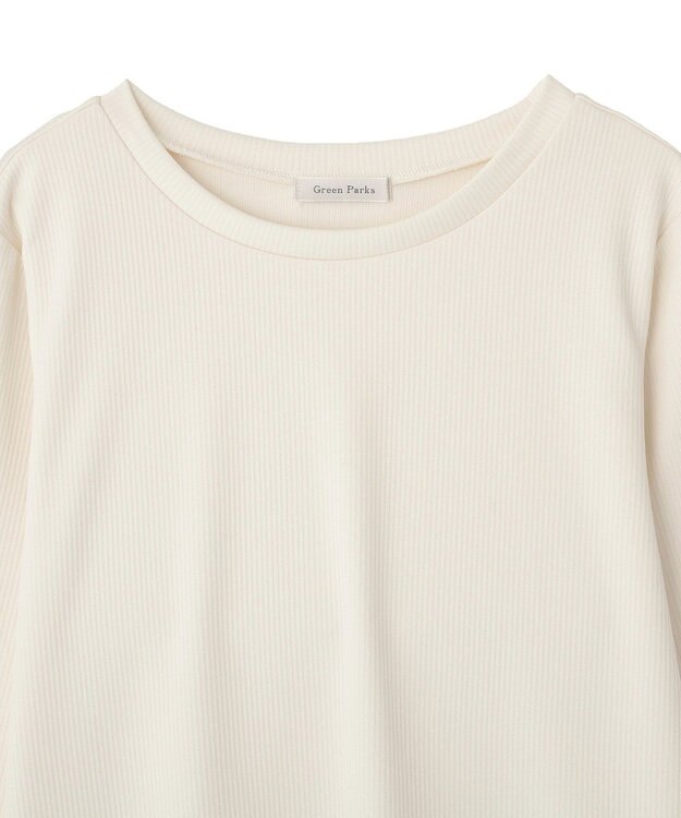 Green Parks 袖フェザードッキングプルオーバー Ecru