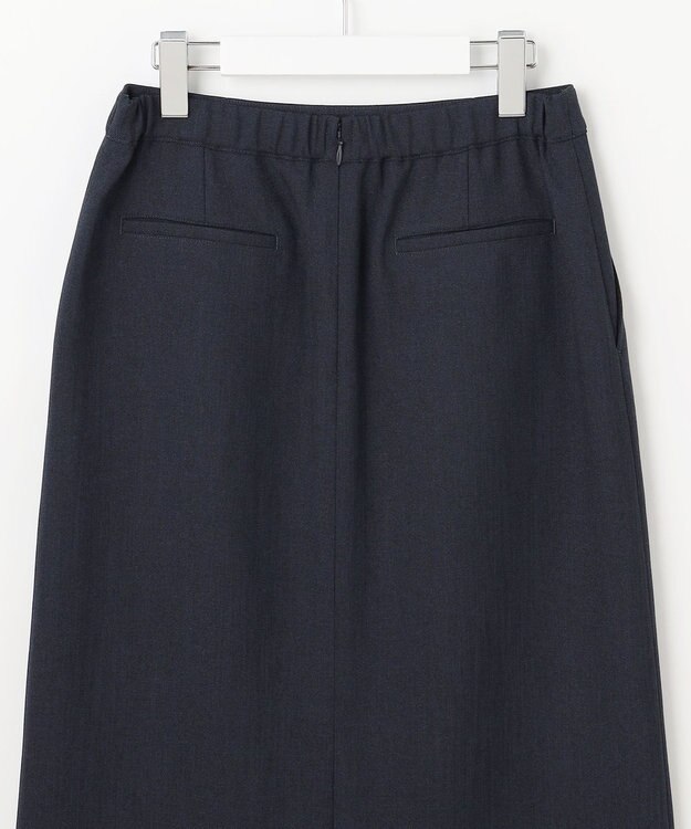 J.PRESS LADIES L Shineシャンブレーツイル スカート ネイビー系