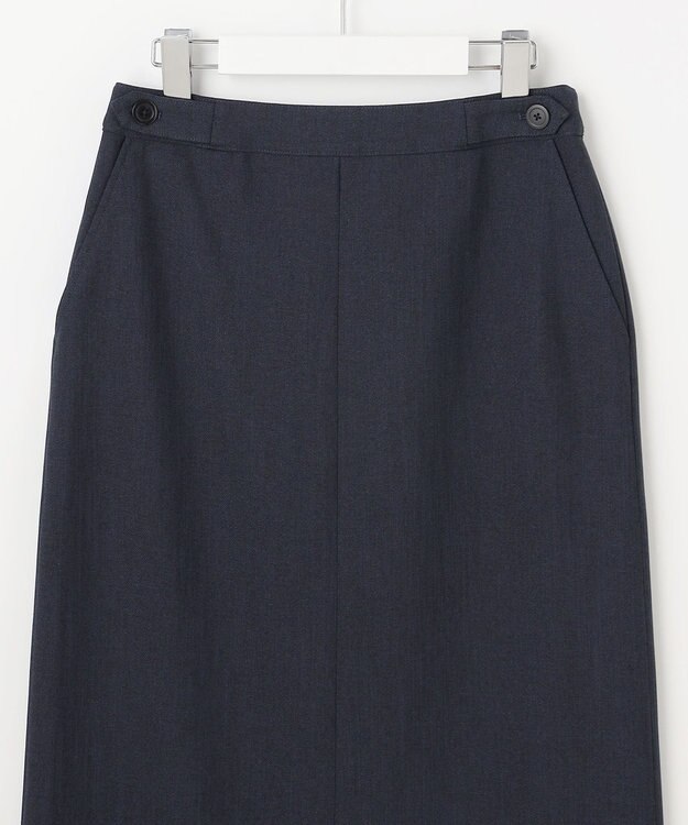 J.PRESS LADIES L Shineシャンブレーツイル スカート ネイビー系