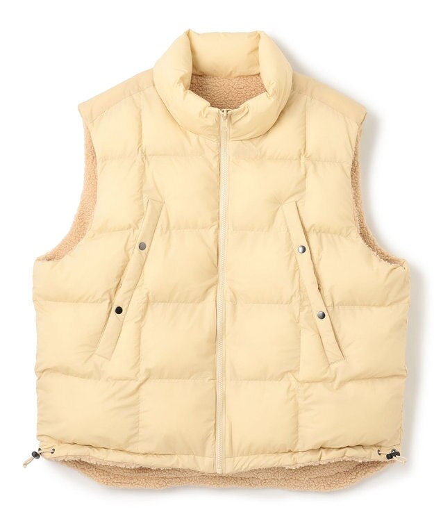 UNFILO MENS ウォーム ライトムーブ リバーシブルベスト [24年秋冬商品] イエロー ベージュ