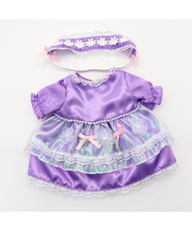 Mother garden マザーガーデン うさももドール 着せ替え用お洋服 《プチプリズムドレス》 紫