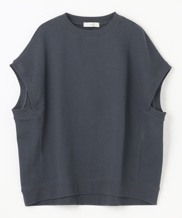 ANY 【洗濯機可】裏毛スウェットベスト ネイビー