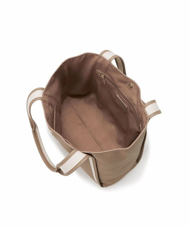 TOPKAPI 【TREASURE TOPKAPI】ソフトシュリンク テープハンドル A4 トート バッグ グレージュ