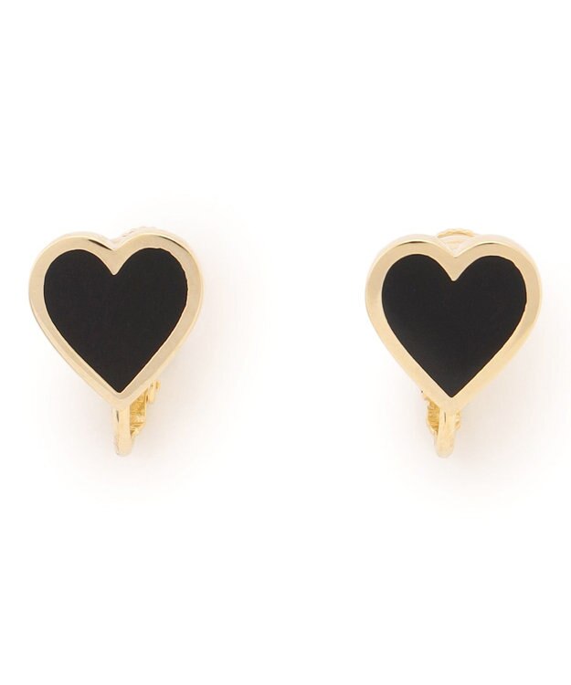 TOCCA WITH HEART EARRINGS イヤリング ブラック系