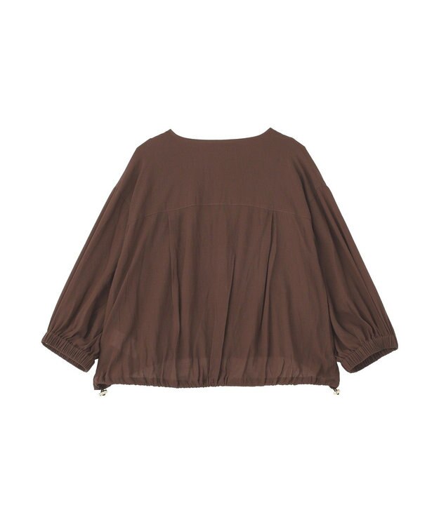 YECCA VECCA ドライタッチシアーブルゾン Brown