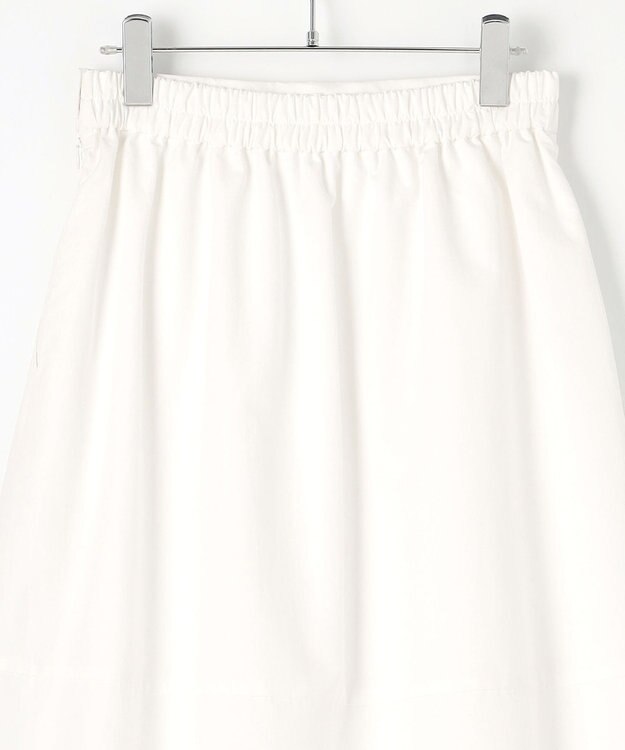 #Newans 【撥水】ソフトボリュームバルーンスカート ホワイト