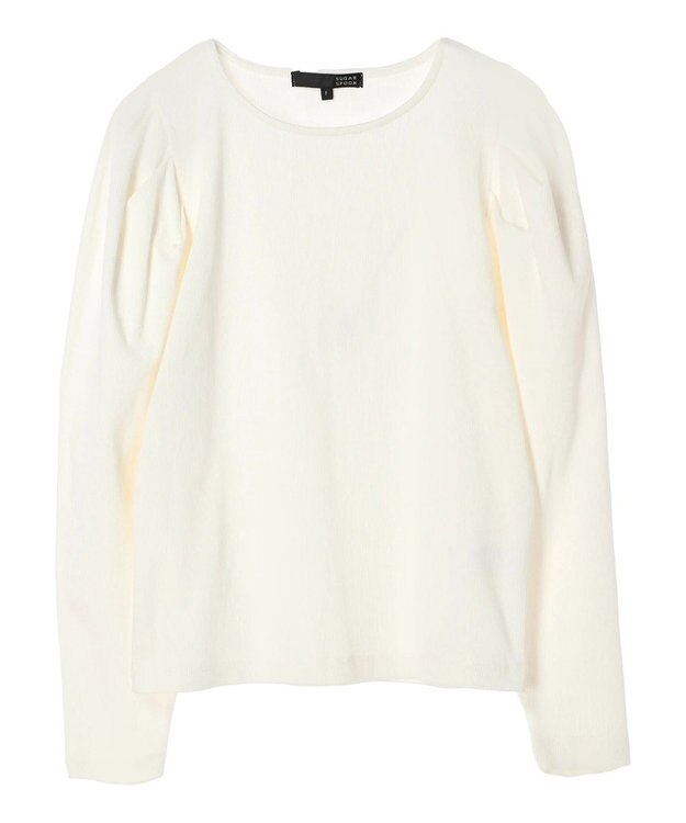 Green Parks ・ＳＵＧＡＲ　ＳＰＯＯＮ　タックスリーブプルオーバー Off White