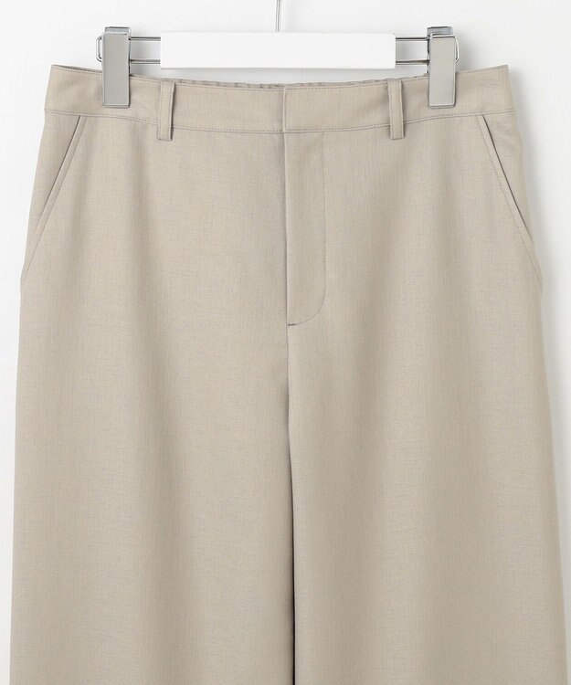 J.PRESS LADIES 【セットアップ対応・洗える・UV加工・吸水速乾】OXIJEWELストレッチ ストレート パンツ ベージュ系