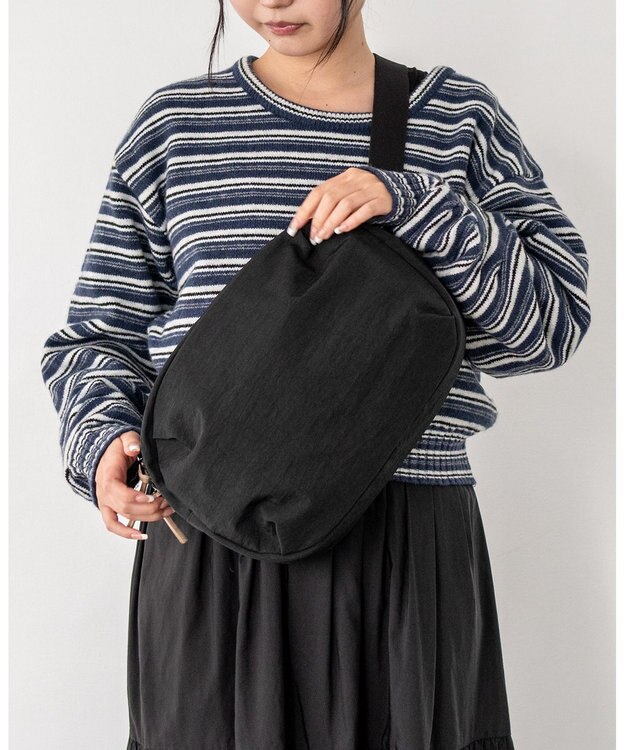 NIZYU KANO FUKUI SIWAナイロンボディバッグ Lサイズ ブラック