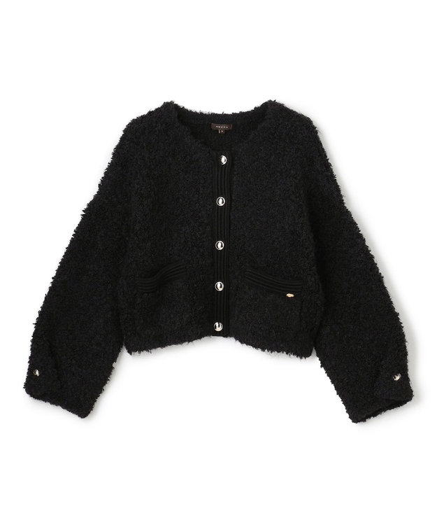 TOCCA LOP EARED POODLE ニットアウター ブラック系