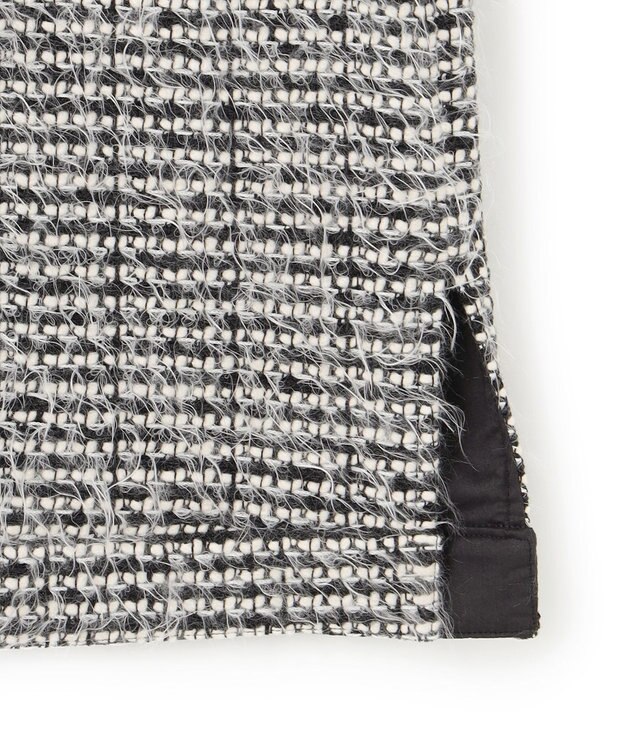 ICB フェザーツイード ベスト オフホワイト×ブラック系