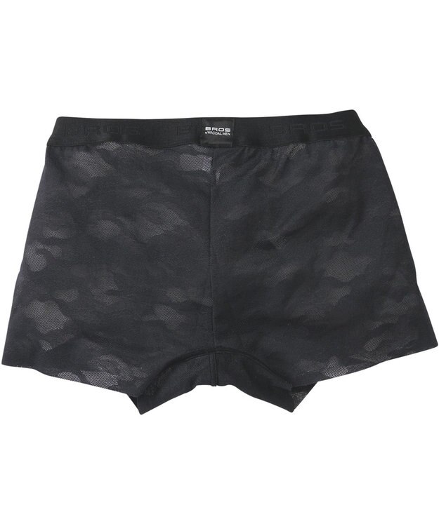 WACOAL MEN ボクサーパンツ 「レースボクサー」 通気性 フロント快適グラマラス 前閉じ GT3340 /ブロス ブラック