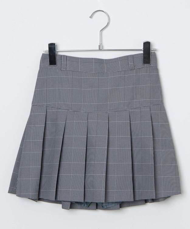 WEGO 【SCHOOLITEM】プリーツスカパン グレーチェック1