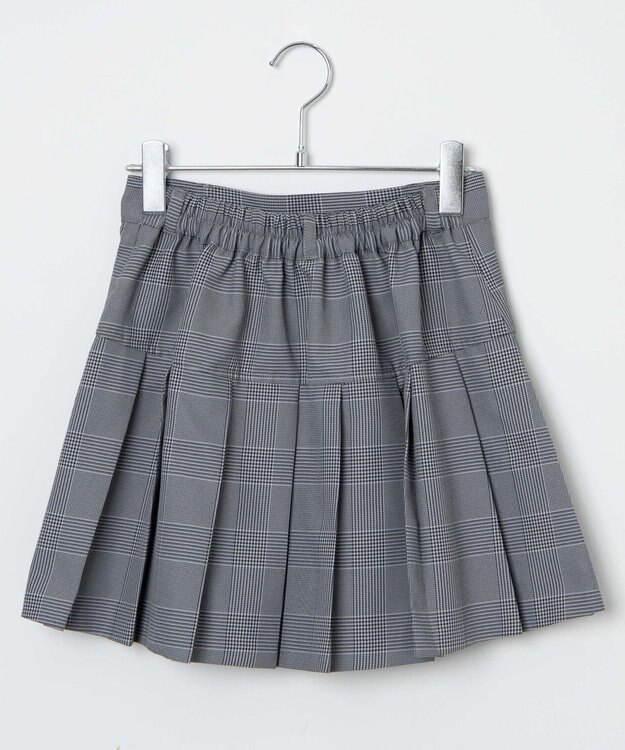 WEGO 【SCHOOLITEM】プリーツスカパン グレーチェック1