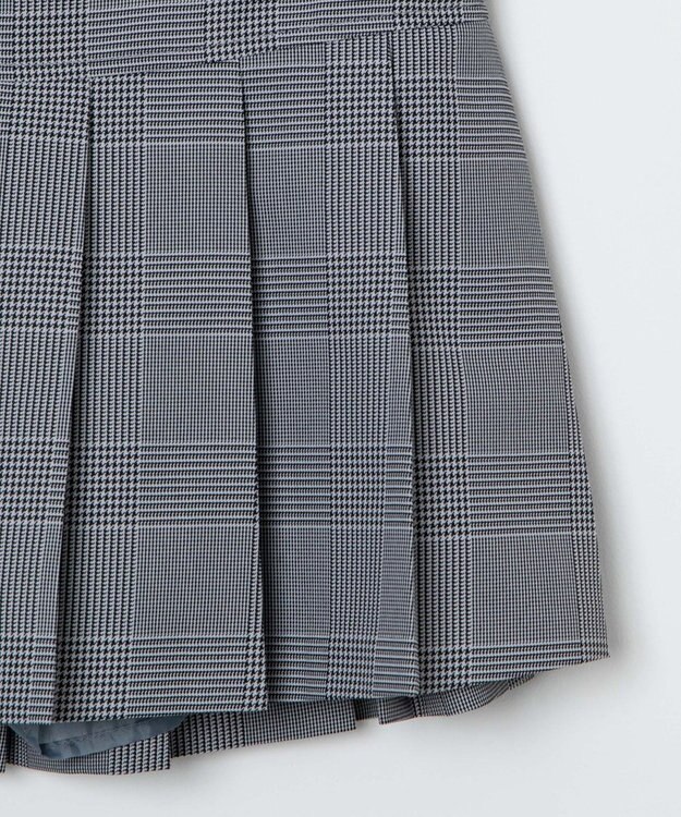 WEGO 【SCHOOLITEM】プリーツスカパン グレーチェック1