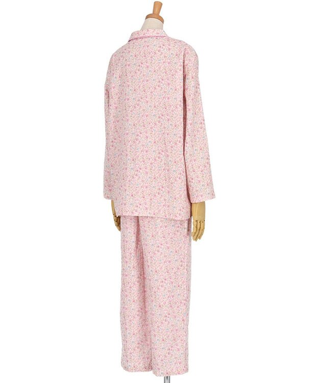 Wing パジャマ 長袖 長ズボン 綿100%(本体) レディース EP5070 ウイング／ワコール ピンク