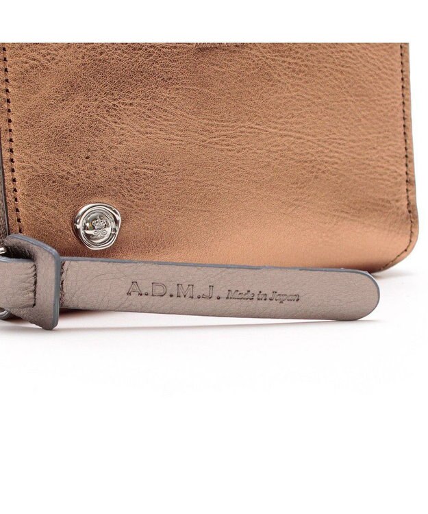 A.D.M.J. エリーゼ/バイカラースモールウォレット ブロンズ