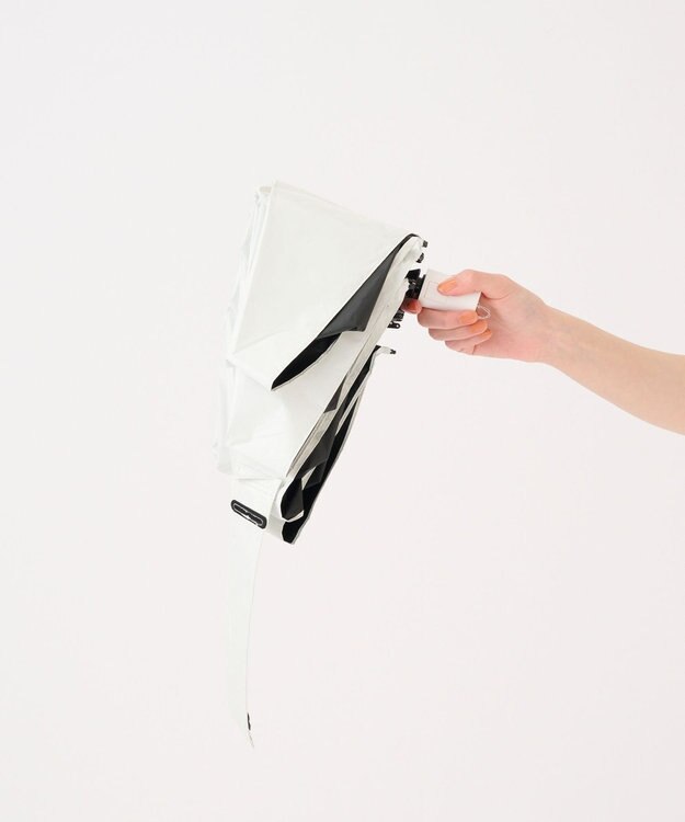 MOONBAT 【超コンパクト/自動開閉/晴雨兼用】Miracle Tech Protection(ミラクルテック プロテクション) 折りたたみ傘 プレーン 50cm ホワイト