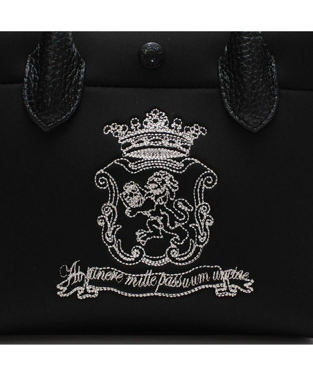 A.D.M.J. 【魔法の様に軽い】マジックライトステッチ刺しゅうトートS ネグロ