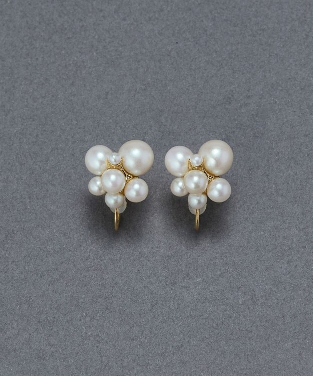 Phoebe ≪TV番組着用商品≫【痛くないシリーズ】ファンシーパールライトフィットイヤリング ゴールド