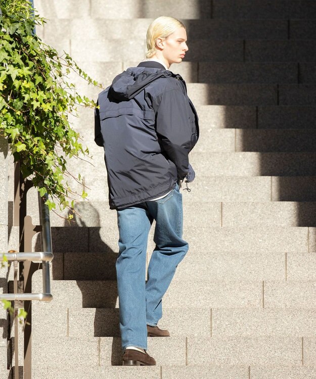 J.PRESS MEN 【撥水 / 機能性抜群 / パッカブル仕様】ナイロンタフタ ウェザーパーカー ネイビー系