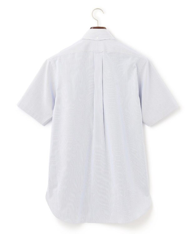 J.PRESS MEN 【PREMIUM PLEATS / 形態安定】マイクロストライプ 半袖シャツ /B.D. ネイビー系1
