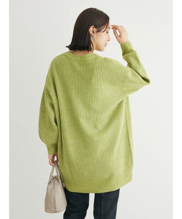 Green Parks ＭＩＸ畦ニットチュニック Green