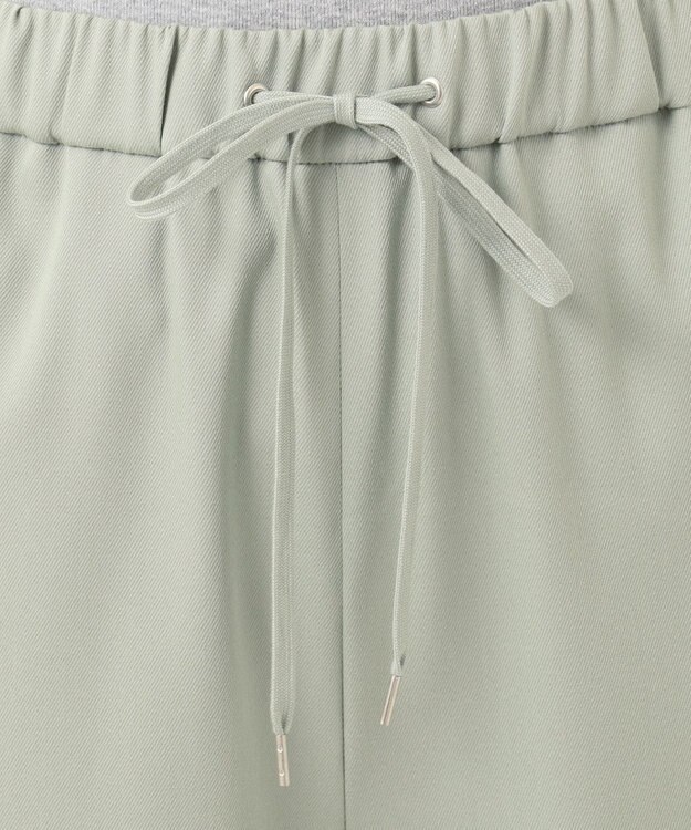J.PRESS LADIES 【洗える】T／Rアルデンテツイル パンツ スモーキーグリーン系