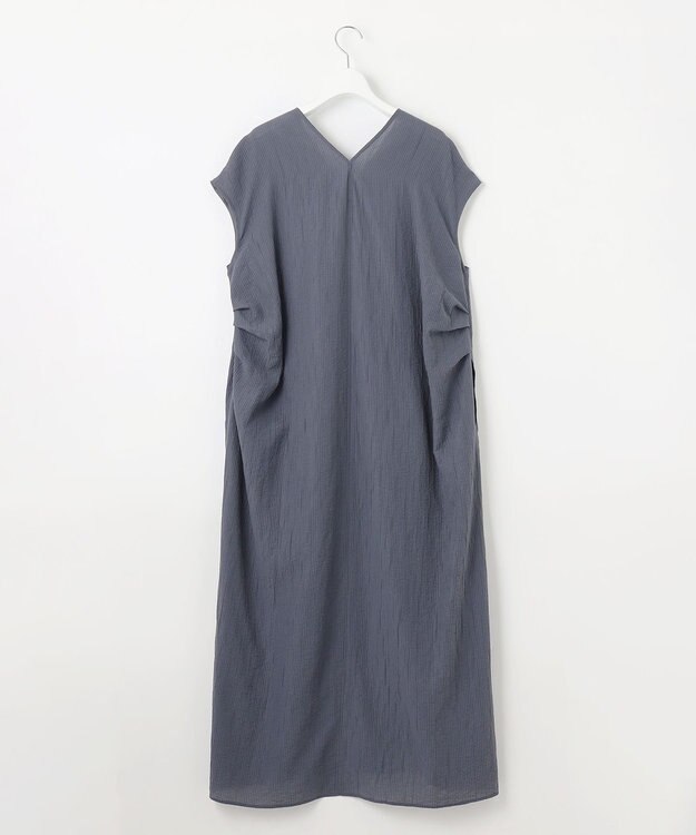 23区 S 【SLOW/一部店舗限定】ナチュラルピケワッシャー ワンピース ダルブルー系