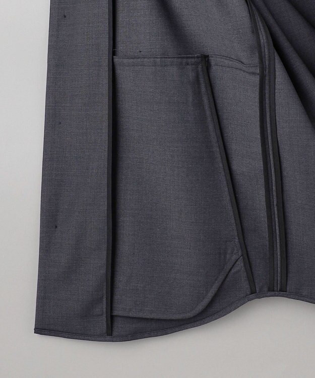 GOTAIRIKU カジュアルセットアップ対応【洗える/ストレッチ】YUNSA シャツアウター グレー系